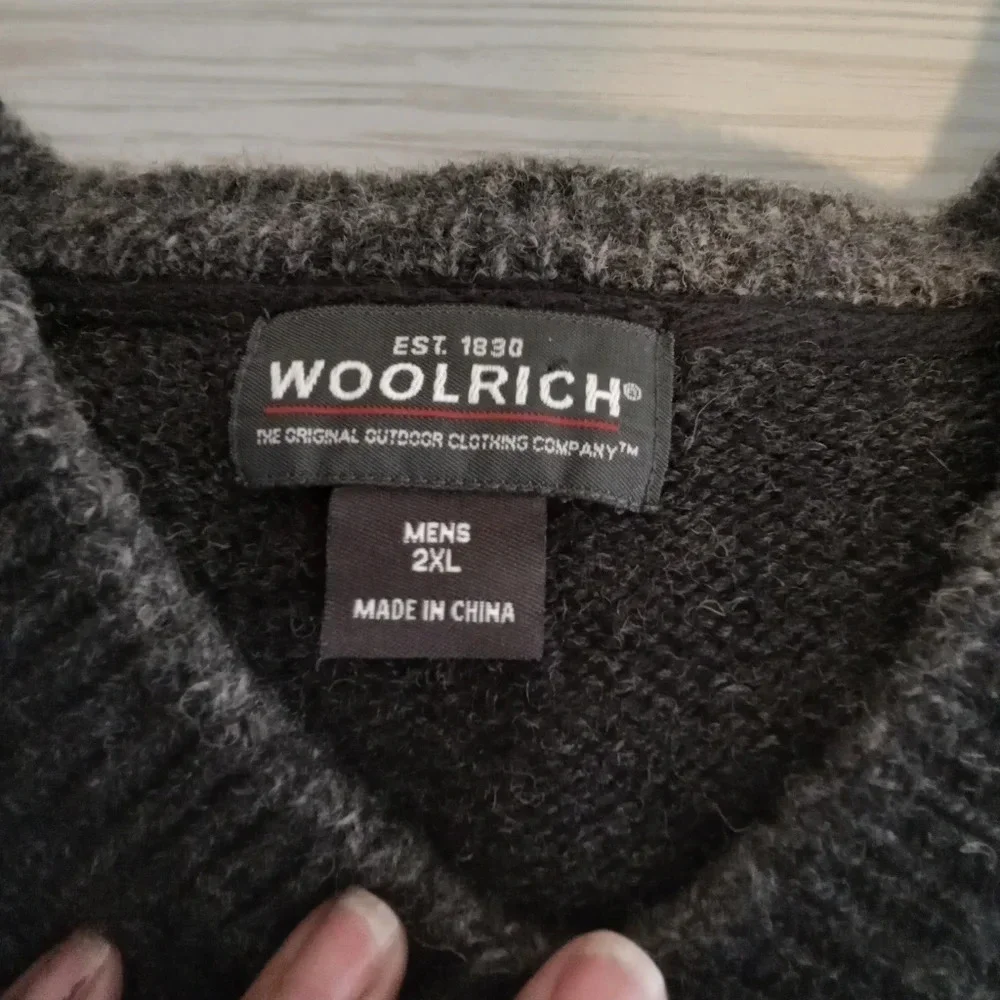 Woolrich men's winter holiday wool blend size 2Xl ( see measurements)
